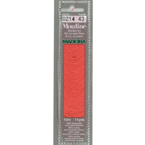 Madeira stranded cotton thread in spiral packs