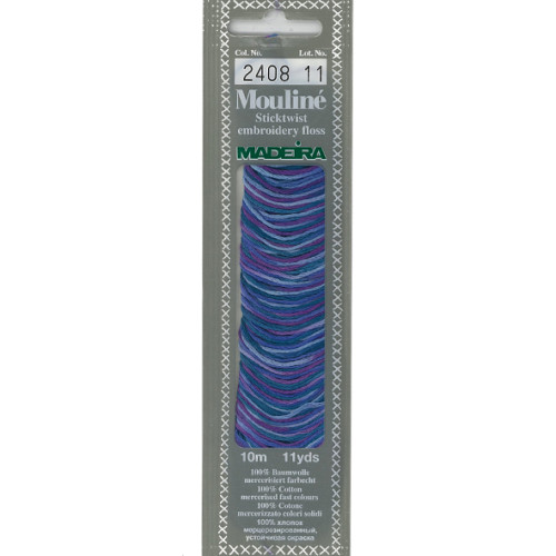 Madeira stranded vareigated cotton thread in spiral packs