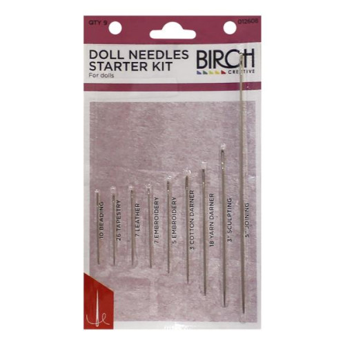 Doll needles starter pack 9 pcs