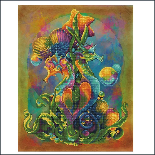 Sea Horses diamond dotz kit 