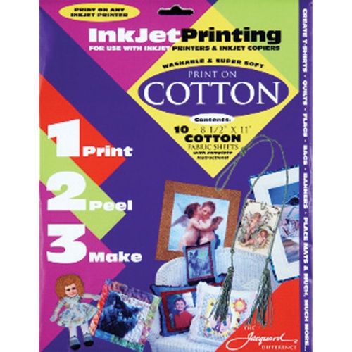 Jacquard Inkjet Cotton 85 .in x 11in 10 sheets