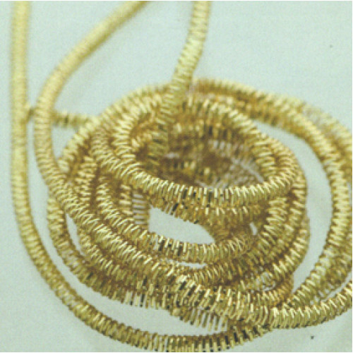 Broad Check Sadi Thread 1.5m gold