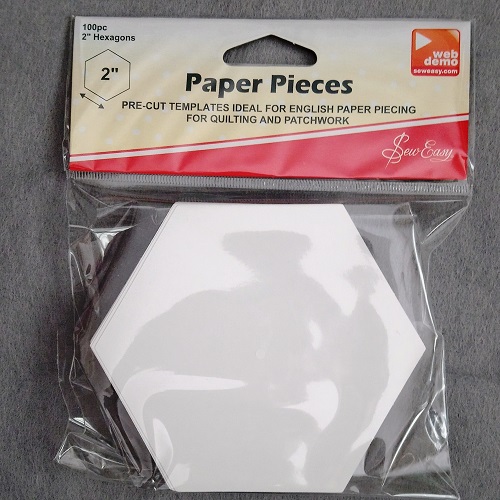 Sew Easy English Paper Pieces - Hexagon 2 inch