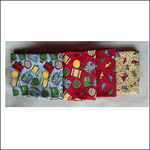Travel fabric fat quarter pack
