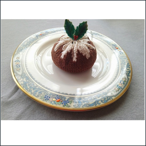 Christmas pudding knitting pattern
