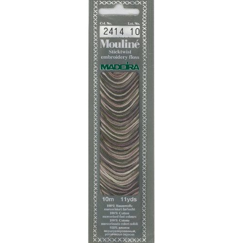 Madeira Mouline stranded thread vareigated color 2414