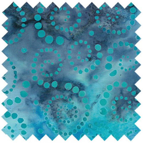 Batik Blues Fabric fat quarter pack from Birch Creative 