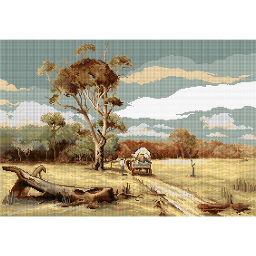 Australian Classics Spring Frost & A Hot Day cross stitch kit or chart
