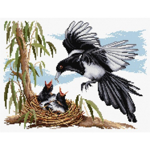 Australian Birds One cross stitch kit or chart, 3 designs by Fiona Jude