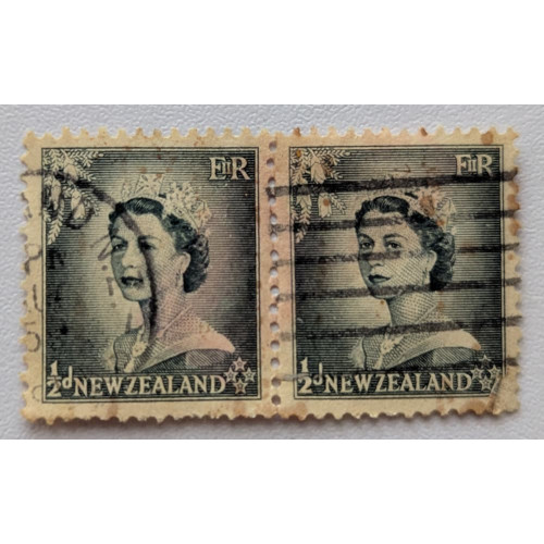 New Zealand half-penny (1/2d) Queen Elizabeth II stamp