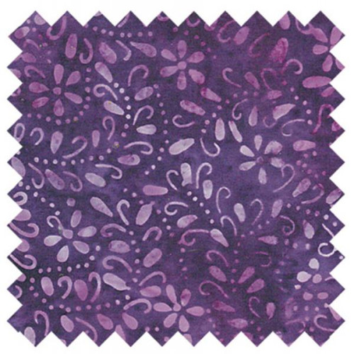 Batik Purples Fabric fat quarter pack from Birch Creative