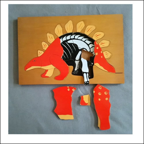Stegosaurus Puzzle Pattern 26 piece